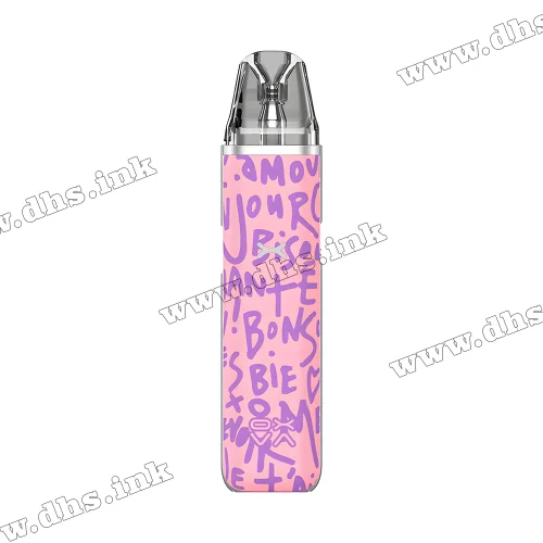 Багаторазова електронна сигарета - OXVA Xlim Go Pod Kit 1000 мАг (Graffiti Pink)